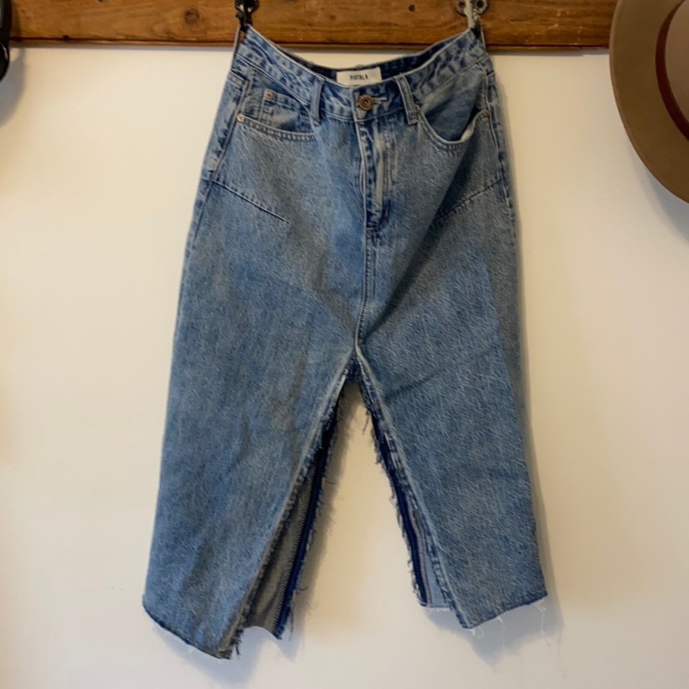 JEAN MIDI SKIRT